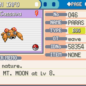 FireRed - got Cassava