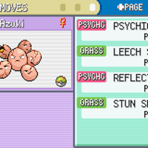 FireRed - Azuki moves 2