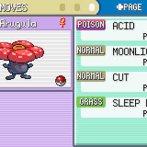 FireRed - Arugula moves 2