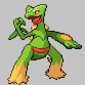 Grothompzeken:
This Pokemon was made when I had the idea of fusing all the evolutions of the R-S-E Generation together. This one is with the 3rd Evolu