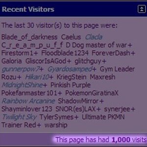 After two months...
In the exact day where I joined PC,
I've finally hit 1,000 visits in my profile page.