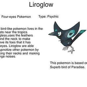 This pokemon would be based on the Superb Bird of Paradise.