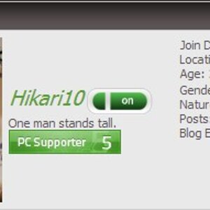 (I never done a screencap like this before,
so I screencap it with Hikari10's permission.)
What if Hikari is a male's name?
Oh wait, I've seen cases o
