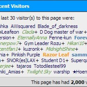Having reached 2,000 visits...
I'm still having a long way to go.