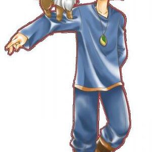 Cute pic of Gary and his Eevee. x3