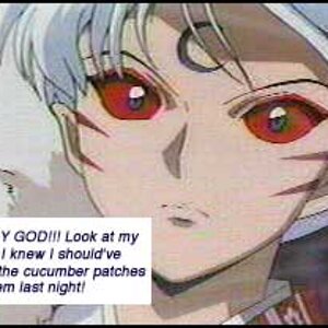 *gasp!* Sesshomaru!! Where are your moisturizing creams?!