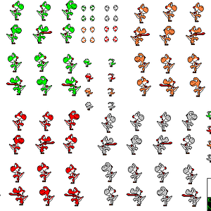 Yoshi Sprite Sheet