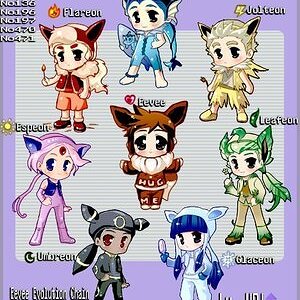 PKMN  Eevee Evolution by Pokedex
