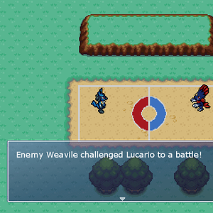 Start of battle