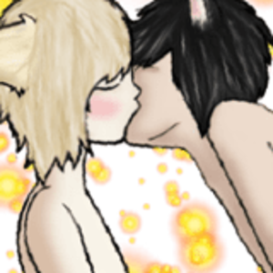 Fareon (left.. THATS ME) with his lover Cole (right)
