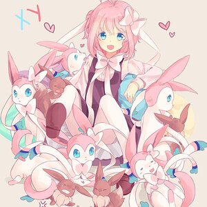 Sylphie with his sylveon!