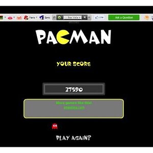 heres my score in pac man. currently second in arcade games week.