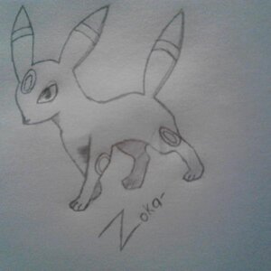 Umbreon drawing