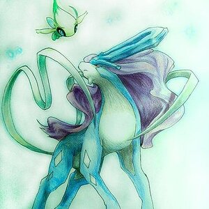 Celebi and suicune