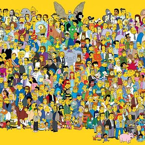 new simpsons poster large