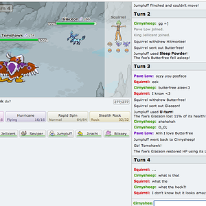 was battling ozzy and got this thing o_o apparently it's a fakemon designed by smogon!