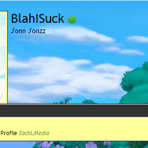 Haha, caught BlahISuck stalking me xD
...nah, j/k dude. I know you were reading a VM on my profile because I mentioned it on Skype