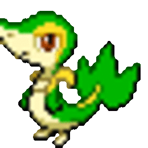 Snivy (Black and White)