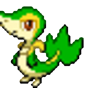 Snivy (Black and White)