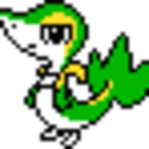 My attempt at a 2nd Generation sprite for Snivy.
