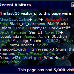 Wound up hitting my profile as the 5,000th visitor..