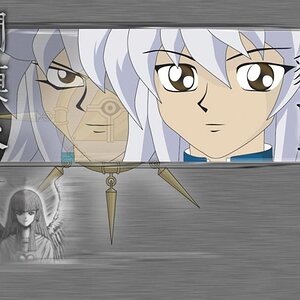 Wallpaper of Yami Bakura and Ryou Bakura. isn't Ryou just ADORABLE?