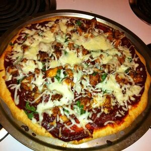 Great wall bbq chicken pizza