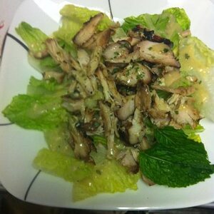 Grilled Chicken Salad with a pear Vinaigrette dressing
