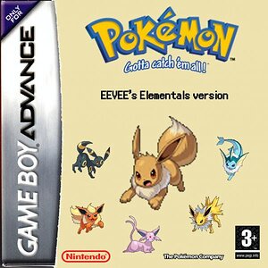 Pokemon EEVEE's Elementals version - European boxart