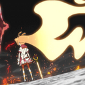Burn away.

My Genei wo Kakeru Taiyou theme.