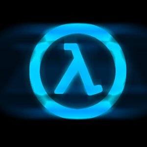 Half Life Logo Wallpaper Blue by toKs1c