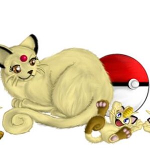 Persian Mama & Meowth Kittens

First ever Pokemon painting
