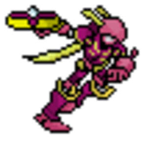 An attemp of making a BS sprite for Rhodoknightmon.