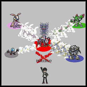 The Digimon that form Infermon X5