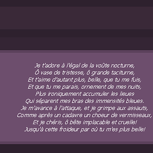 Found the first member.

Oh, look! I found the first member! But they're just a French poem. 

How uncanny. (Hidden PC Easter Egg #1.)