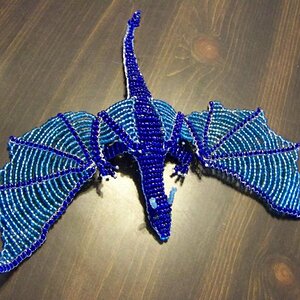 Large Blue Dragon (Top view)