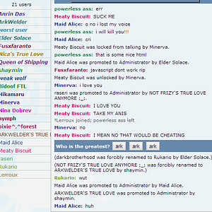 And I become battle server staff again as part of the April Fool's destruction of the server.