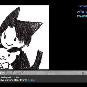 This is really really weird... my name suddenly aligned to the right on my own profile.
