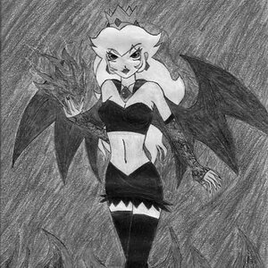 "Humanized" Shadow Queen Peach.