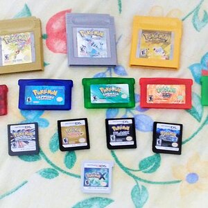 I feel like I'm missing a couple of old games, lol. 
Let's not forget to mention two Gameboy Colors, four Gameboy Advanced SPs, one DS lite, and one 3