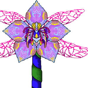 Queen Sectonia in her Flower Phase. I'm really proud of it :D

I do not own Queen Sectonia. I only made the sprites + animation.