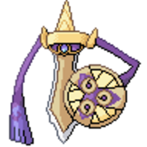 Aegislash, I like how it turned out ^-^

I do not own Aegislash. I only made the sprite.