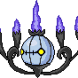 Chendelure is cool. This pixelart isn't.

I do not own Chandelure. I only made the sprite.