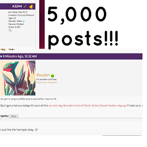 5000 posts!!!! WOoot!! What an achievement!