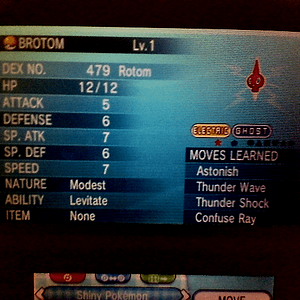 Shiny Rotom :)