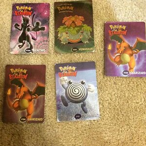 Pokemon Stadium Danone cards