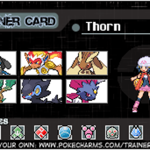 This is my trainer card in Diamond.