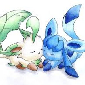 Leafy and Glacey. The cutest.