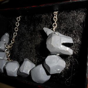 Hand made Onix inspired necklace
