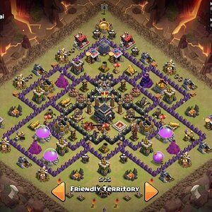 TH9 war base.  12/4/2014.